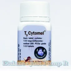 T3 Cytomel 100 mcg 100 Tabs by LA Pharma